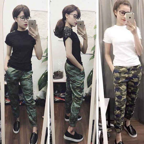 Quần jogger rằn ri đang được tung lên thị trường và bày bán nhộn nhịp trên các diễn đàn mạng online.