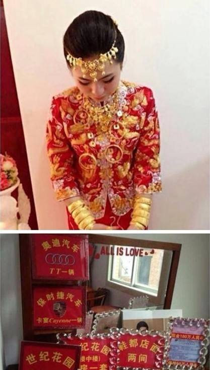 Và những hình ảnh cô dâu đeo vàng khắp người cũng trở nên quen thuộc ở đất nước này.