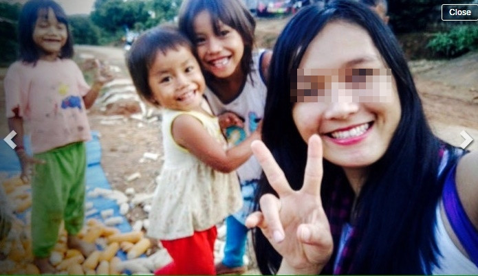 Được biết Thu Hương cùng nhóm tình nguyện tự phát của mình về xã Quảng Tiên tặng quà và làm vệ sinh tại trường tiểu học và trường mầm non ở thôn Tiên Xuân.