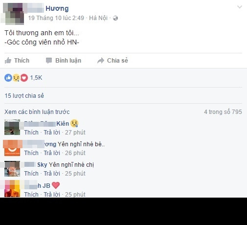 Theo thông tin từ thành viên trong các nhóm phượt tình nguyện, Thu Hương là cô gái được khá nhiều bạn trẻ có cùng đam mê thiện nguyện ở khu vực miền Trung biết đến. Cô bạn sinh năm 1994 có nickname là Giấu Hương, là admin khu vực Huế của nhóm phượt Bụi kết nối. Hương vốn là người mạnh mẽ, cá tính, giàu nghị lực và có tấm lòng nhân ái. Trước khi sự việc đáng tiếc xảy ra, theo lời kể của những người bạn đồng hành trong chuyến đi làm tình nguyện, Thu Hương đã rất chăm chỉ, cần mẫn giúp đỡ người dân không ngại lao mình vào bất cứ công việc nào. Không những vậy, cô bạn còn rất thương, trân trọng công sức của tất cả mọi người trong nhóm, luôn tìm cách động viên, khích lệ mọi người.