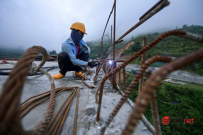 Những hạng mục cuối đang được nhân đang gấp rút hoàn thiện. (Ảnh: Infonet).