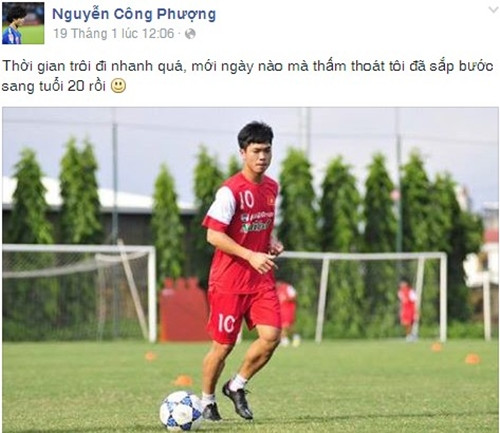 Được biết ngày sinh thực sự của Công Phượng là 20/2 (dương lịch), ngày sinh 21/1 viết trên giấy khai sinh là ngày âm lịch theo thói quen của người dân địa phương. Công Phượng sẽ đón tuổi 20 trong hoàn cảnh anh và đồng đội đang phải tập trung hết sức cho trận đấu gặp Hải Phòng trên sân Lạch Tray trong ngày hôm nay.