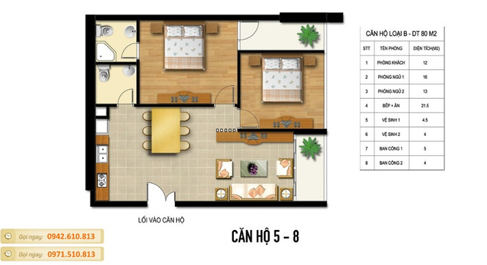 Dự án có tổng mức đầu tư 690,6 tỷ đồng, bao gồm 138,12 tỷ đồng vốn tự có của chủ đầu tư (chiếm 20% tổng mức đầu tư); 552,48 tỷ đồng vốn huy động (chiếm 80%). Tiến độ dự án kéo dài từ quý IV/2013 - quý II/2018. (Hình ảnh thiết kế một số căn hộ tại dự án).