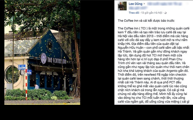 Nếu là một người "sành sỏi", yêu thích cafe kem Ý và thích những địa điểm check-in, các bạn chắc chắn sẽ biết The Coffee Inn nổi tiếng đến mức độ nào. Thời điểm những năm 2013-2014, địa chỉ quán trên phố Phan Chu Trinh từ sáng sớm đến tối muộn luôn đông nghịt khách, xếp hàng dài để mua cafe mang đi hoặc ngồi tại quán thưởng thức. Quán đông, chất kín từ trong ra ngoài đến mức bất kỳ ai qua phố Phan Chu Trinh đều phải ngoái lại nhìn vào quán.