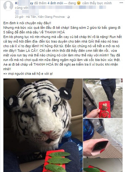 Theo quan niệm xưa, nghi thức trao nhau những phong bao lì xì màu đỏ với chữ hỉ được in ở phía ngoài trong lễ ăn hỏi một phần được xem như hình thức trao duyên, "giữ duyên" cho những người bưng, đỡ tráp; một phần cũng như là lời cám ơn hết sức ý nghĩa của cô dâu chú rể đối với đội "bê, đỡ" của hai nhà. Số tiền trong các bao lì xì trao duyên thường được hai gia đình thống nhất từ trước, ít hay nhiều tùy thuộc vào điều kiện của mỗi bên.