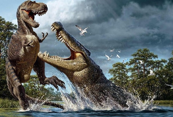 Cá sấu Deinosuchus: Là một chi cá sấu đã tuyệt chủng, loài này đã từng sinh sống 80-73 triệu năm trước, vào cuối kỷ Creta.