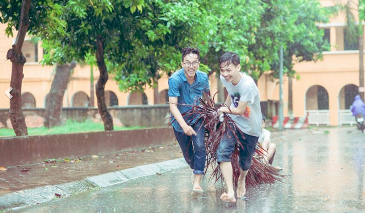 Trò chơi kéo mo cau quen thuộc với tuổi thơ của nhiều bạn nhỏ vùng quê.