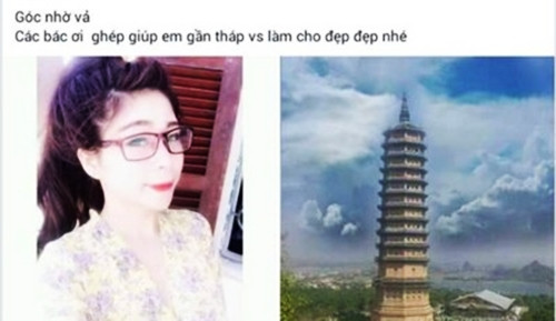 Phương Thúy chỉ là một trong số không nhỏ các "nạn nhân" bị những kẻ mạo danh ăn cắp ảnh và đem đi làm trò cười cho thiên hạ. Bức ảnh trên đây là ví dụ cho một cô gái gặp hoàn cảnh giống như Phương Thúy, cũng bị ăn cắp ảnh "tự sướng" và đăng bài nhờ dân mạng sửa ảnh, ghép mình vào bên cạnh ngọn tháp. Việc có nhiều kẻ mạo danh, người dùng có mục đích xấu và những dòng thông tin về các sự việc bị xuyên tạc, sai sự thật trên Facebook đã tồn tại từ lâu, tuy nhiên hiện vẫn chưa có cách giải quyết cụ thể.