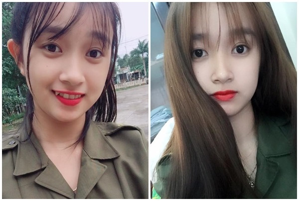 Mới đây, cô gái trong bộ trang phục công an đến từ Đà Nẵng với nụ cười tỏa nắng cũng làm 'chao đảo' dân mạng theo cách như thế.