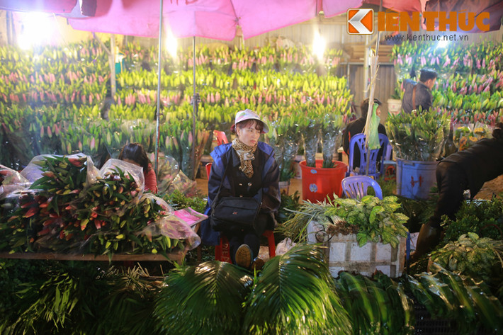 Không bán được hoa ly, chị Vũ Ngọc Hà, ở Ngọc Hồi ngán ngẩm, mệt mỏi và cho biết muốn đóng cửa quầy về nhà, chấp nhận lỗ nặng.