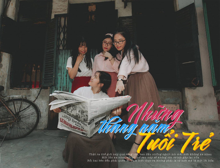 Bắt đầu từ sự hứng thú với màu sắc vintage của Sài Gòn những năm 80-90, nhóm bạn lên ý tưởng cho trang phục và đạo cụ. Để có được concept ảnh ưng ý, những bạn nữ trong lớp có "gu" ăn mặc hay có mắt thẩm mỹ đã đưa thành viên còn lại đi lựa chọn đồ sao cho phù hợp từng người.