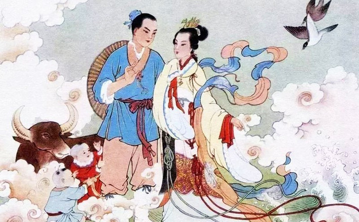 Sau khi chia cắt tình yêu mãnh liệt của con gái, Ngọc Hoàng thương tình nên ra ơn cho hai người mỗi năm được gặp nhau một lần vào đêm mùng 7/7 âm lịch. Khi tiễn biệt nhau, Ngưu Lang và Chức Nữ khóc sướt mướt. Nước mắt của họ rơi xuống trần hóa thành cơn mưa và được người dưới trần gian đặt tên là mưa ngâu. Vì thế, cứ đến ngày đó, người ta không thấy một con chim nào trên bầu trời vì họ tin rằng, chúng đã đi bắc cầu Ô Thước cho Ngưu Lang và Chức Nữ gặp nhau. Đặc biệt, ngày 7/7 trời thường đổ mưa cũng được cho là những giọt nước mắt đoàn tụ của cặp vợ chồng người phàm – thần tiên.