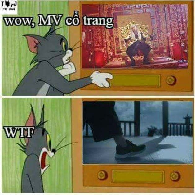 Nhiều ý kiến tranh luận rằng MV ca nhạc cổ trang lại mang nhiều yếu tố hiện đại, từ trang phục đến kiểu tóc của ca sĩ. Dân mạng không ngừng chế những bức ảnh hài hước xung quanh sản phẩm mới này. Ảnh: Hảo Nguyễn.