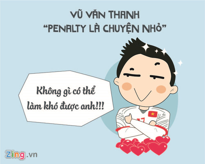 Sau khi lập được chiến công, ấn định chiến thắng cho đội tuyển U23 Việt Nam, Văn Thanh có cách ăn mừng rất khác biệt. Anh chàng đứng khoanh tay đầy tự hào, chờ đồng đội chạy đến. Khoảnh khắc vừa đáng yêu, vừa ý nghĩa của cầu thủ trẻ nhanh chóng khiến nhiều người chú ý, yêu mến.