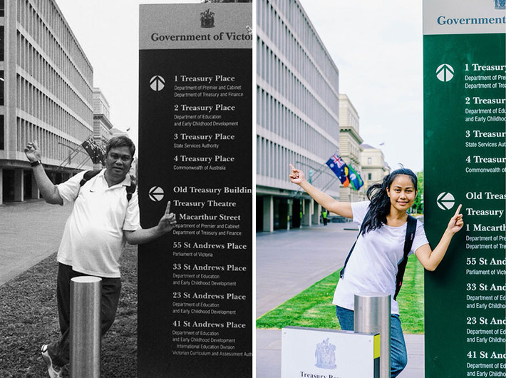Sarah Chrisya 25 tuổi, tháng 12 năm 2015 cô gái 9X tốt nghiệp trường Đại học RMIT, Melbourne với bằng Thạc sĩ Thiết kế truyền thông tại Úc. Sau khi có được tấm bằng danh giá trong tay, Sarah không vội đi làm mà dành khoảng thời gian lớn để đi du lịch một mình.