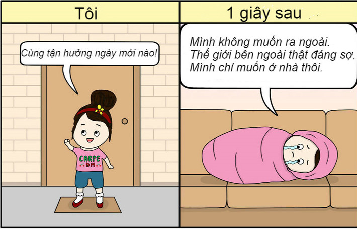 Cảm xúc của một cô gái có thể thay đổi "nhanh như chong chóng" vậy.