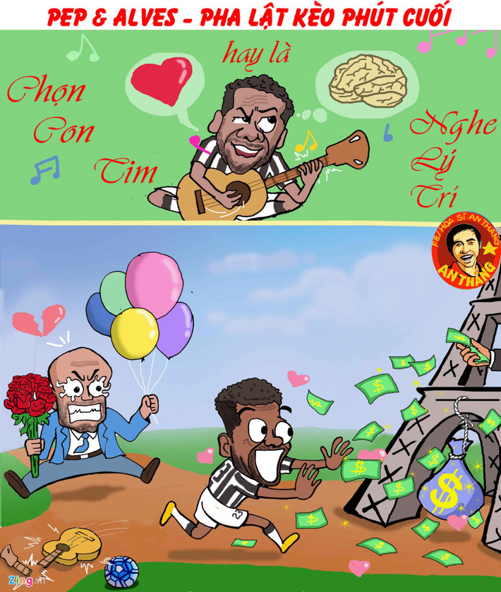 Rời câu lạc bộ Juventus, hậu vệ Alves được cho là sẽ tái ngộ mối lương duyên cùng thầy cũ Pep Guardialo tại Man City. Vào phút chót, hậu vệ cánh phải người Brazil bất ngờ lật kèo để chuyển sang PSG theo hợp đồng có thời hạn đến năm 2019. Mức lương của Alves ở PSG là 230.000 bảng mỗi tuần, cao gấp đôi so với đề nghị từ Man xanh.