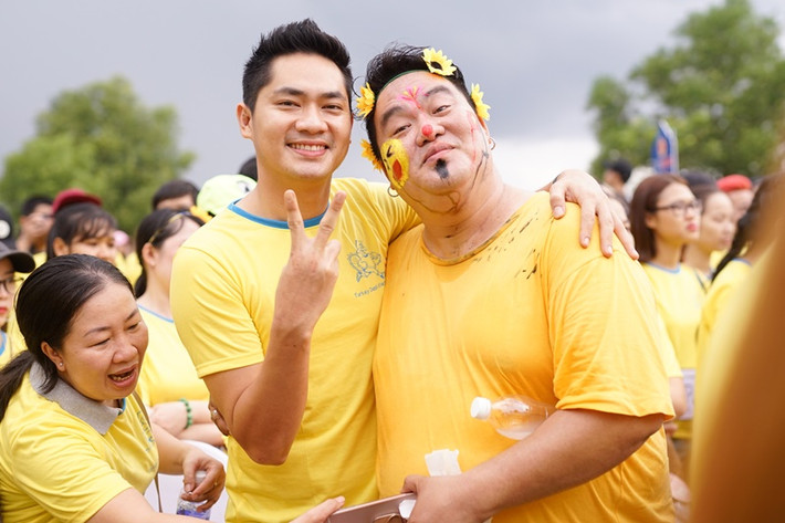 Diễn viên Ngọc Luân và Hoàng Mập.