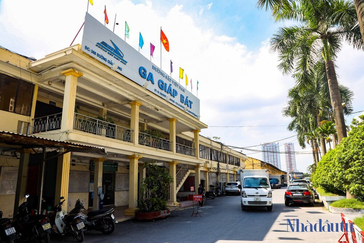 Ga Giáp Bát cũng sẽ được di dời về ga Thường Tín, bàn giao mặt bằng cho dự án. (Ảnh: Nhà đầu tư).