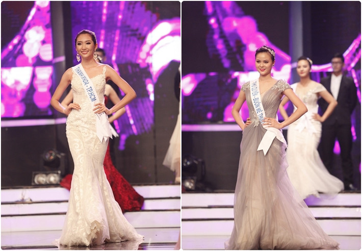Chứng kiến màn trình diễn catwalk của 18 thí sinh, giám khảo Hà Anh bất ngờ trước sự tự tin của các người đẹp.
