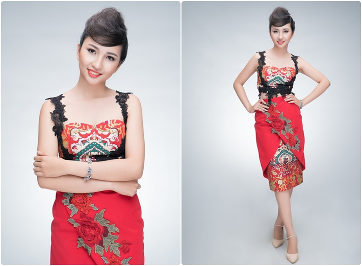 Lê Thanh Thu, 19 tuổi sở hữu vẻ đẹp quý phái.