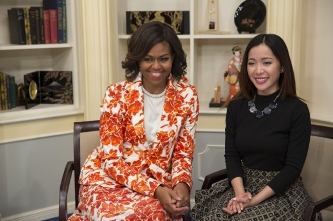 Michelle Phan trò chuyện cùng Đệ nhất phu nhân Mỹ Michelle Obama