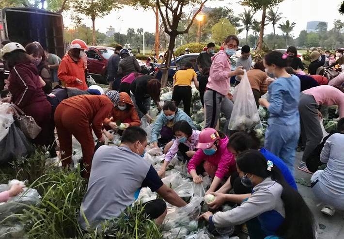 Hàng chục tấn nông sản đến từ Hải Dương đã được tiêu thụ chớp nhoáng. Tinh thần “tương thân, tương ái” của người Việt Nam thêm lần nữa được phát huy trong thời điểm dịch bệnh khó khăn.