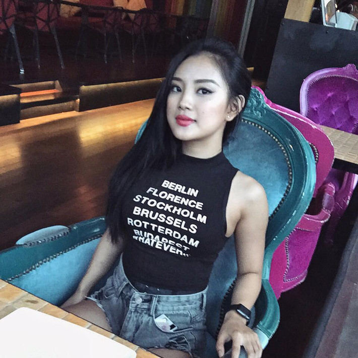 “Hình thể thay đổi cuộc sống của mình cũng thay đổi theo hướng tích cực. Mình được diện những bộ váy đẹp, làm công việc mình yêu thích và lúc nào cũng tràn đầy năng lượng”, Phương Thảo chia sẻ. Ảnh trong bài: Facebook nhân vật.