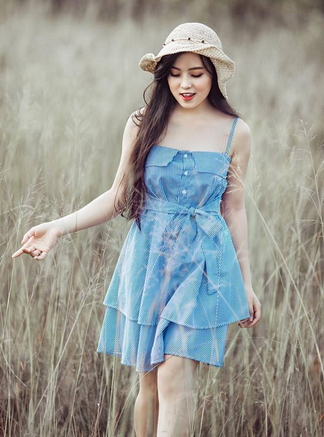 My chia sẻ rằng, do thời gian trước cô nàng phải tham gia khóa học KTQS ở trường nên chưa có thời gian đầu tư cho hình ảnh của mình. Hiện tại, Trà My đã sẵn sàng cho thử thách sắp tới tại Hàn Quốc.