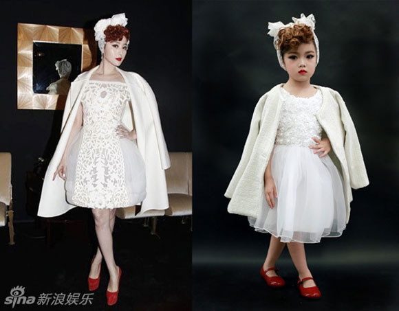 Mới đây, trên các trang mạng xã hội của Trung Quốc liên tục chia sẻ những hình ảnh của một bé gái được gọi là bản sao nhí của Phạm Băng Băng. Cô bé được sắp xếp trang phụ từ váy áo đến phụ kiện giống Phạm Băng Băng y hệt.