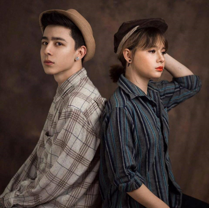 Cặp anh em lai đẹp trai, xinh gái nhận được nhiều lời khen từ dân mạng.