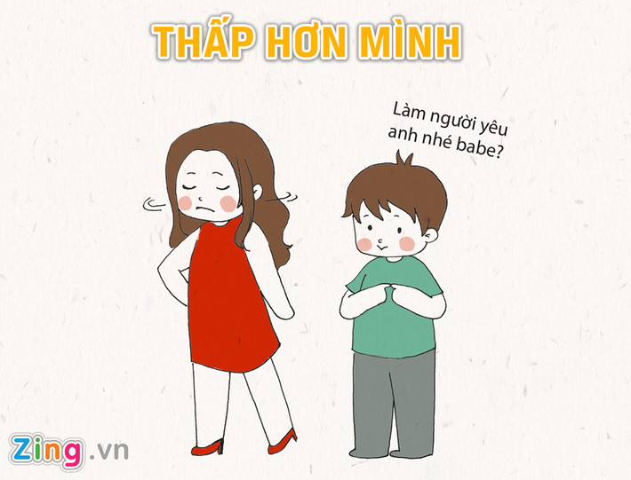 Chàng trai có chiều cao khiêm tốn cũng khó "lọt mắt xanh" của con gái.