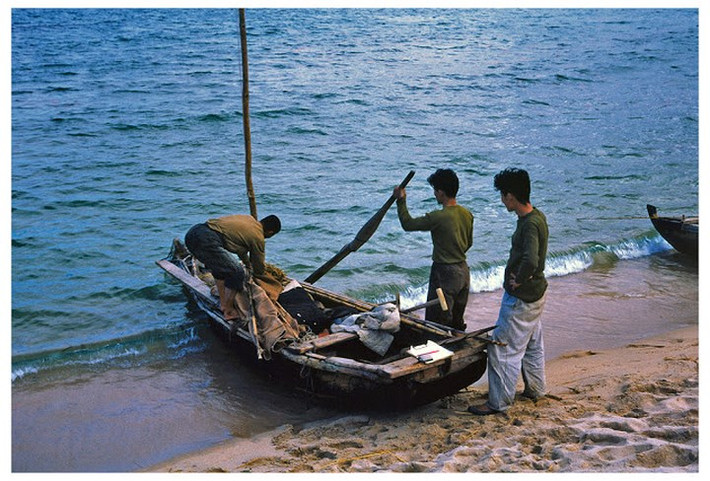 Những ngư dân ở vùng Sokcho, tỉnh Gangwon năm 1953.