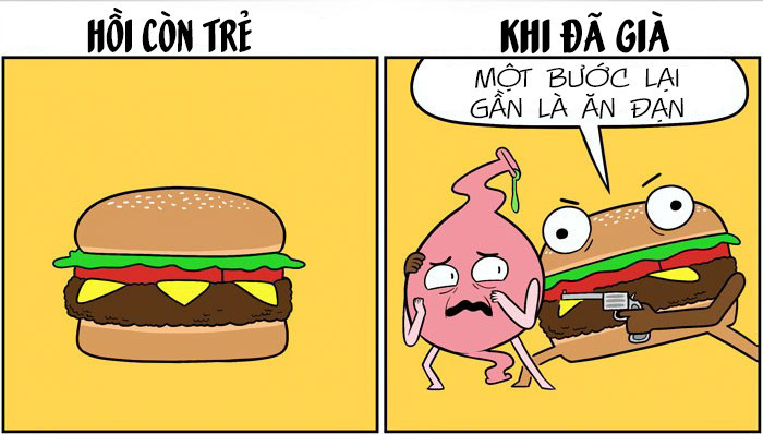 Đồ ăn nhanh chính là món khoái khẩu của các bạn trẻ. Lớn hơn một chút, người ta quan tâm đến sức khỏe nhiều hơn.