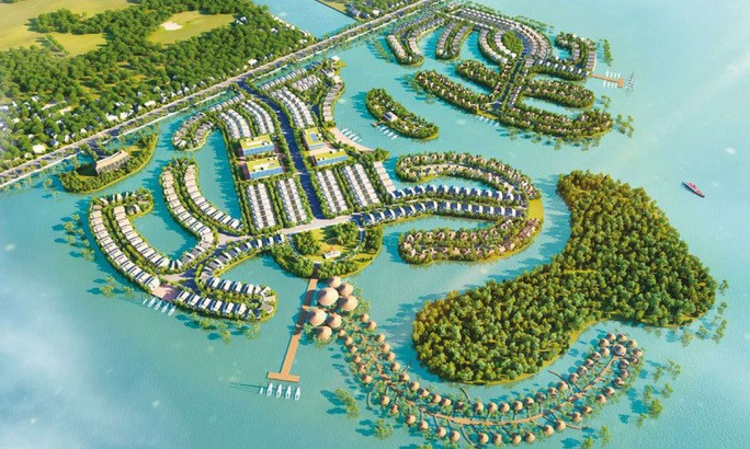 Phối cảnh dự án khu du lịch sinh thái Đầm Thị Nại.