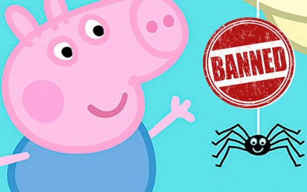 Ở Australia, có một tập phim hoạt hình Peppa Pig bị cấm vì dạy trẻ em không sợ nhện: Một tập phim có vẻ vô hại của hoạt hình Peppa Pig đã bị cấm chiếu ở Australia sau khi nhều phụ huynh phàn nàn con cái bắt đầu kể cho họ rằng nhện chẳng có gì đáng sợ cả. Vấn đề ở đây là nhện ở Australia nguy hiểm hơn những con nhện ở châu Âu hay Mỹ nhiều, thậm chí có thể gây chết người. Vì vậy bạn thực sự cần cẩn thận với chúng.