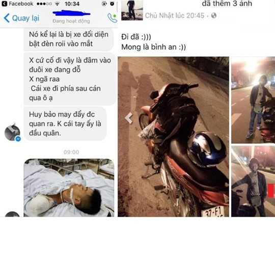 Câu chuyện chàng trai Nghệ An hy sinh cánh tay cứu bạn thoát chết trong vụ tai nạn giao thông ở Hà Nội đang được đông đảo cư dân mạng, cộng đồng giới trẻ Việt quan tâm trong nhiều ngày qua. Với những thông tin ban đầu qua lời kể của một người bạn, trong vụ tai nạn này Huy và Quân bị ngã xe, trong tình huống sắp có ô tô phía sau lao đến, Huy đã quyết định hy sinh cánh tay của mình để cứu bạn khỏi bị bánh xe cán qua đầu. Sau hành động này Huy bị mất một tay nhưng lại khiến rất nhiều người cảm động, khâm phục, phong cho cậu là người hùng.