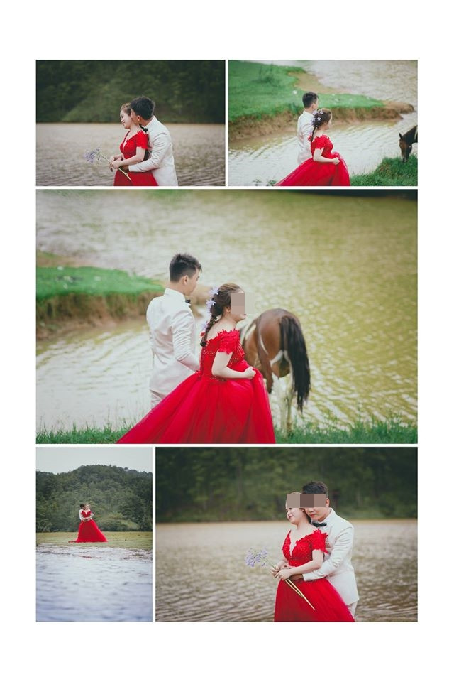 Hồng Vy chia sẻ cô vốn yêu thích phong cách chụp ảnh cưới tự nhiên nên đã chụp album của B và P đúng theo phong cách này. Đây cũng là phong cách trước đây mà Vy từng chụp cho chị H. Trong suốt quá trình chụp ở Đà Lạt, Vy là người rất vất vả bởi phải một mình chạy đôn chạy đáo mà không có người phụ giúp (do chị H không cho phép người phụ việc của Vy đi theo ekip để giảm bớt chi phí - PV). Khi xem lại ảnh cả chị H cùng B và P đều không có ý kiến gì nhưng khi Vy trả file ảnh gốc cho họ thì chú rể lại nhắn tin chê Vy chụp ảnh xấu.