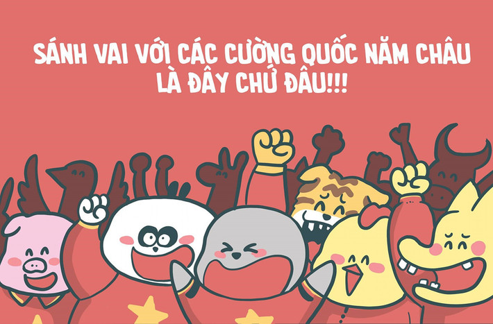 Bóng đá và các cầu thủ U23 đang là niềm tự hào của hàng triệu trái tim Việt Nam. Với kỳ tích lọt vào bán kết U23 châu Á, người hâm mộ hy vọng các chàng trai Việt Nam sẽ viết nên câu chuyện cổ tích với cái kết có hậu ở giải đấu mang tầm châu lục này. Ảnh: Thăng Fly.