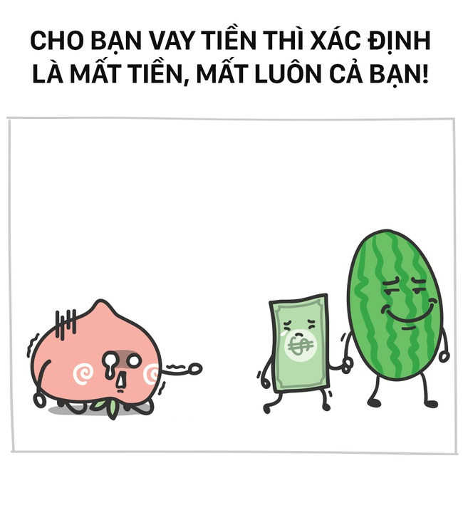 Cho vay tiền và đòi tiền người khác nợ mình với nhiều bạn trẻ là hai công việc "tưởng liên quan nhưng thực chất lại không liên quan đến nhau", bởi có thể "cho vay thì dễ như khi đòi lại không dễ chút nào". Đen đủi nhất là trường hợp người vay tiền của mình là những người thiếu ý tứ, cố ý trì hoãn và không tỏ ra ngượng ngùng, xấu hổ khi "tiền vay mãi không thấy trả".