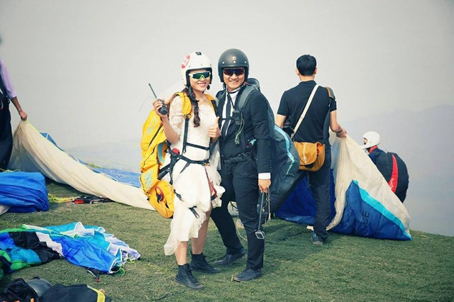 Đều là những người yêu thích mạo hiểm và đam mê dù lượn, tình yêu của Hải Yến - Tuấn Dũng nảy nở từ trong những buổi sinh hoạt, giao lưu của hai CLB dù lượn. Với màn rước dâu từ không trung, Hải Yến và Tuấn Dũng được nhiều cư dân mạng, các bạn trẻ khen ngợi là cặp đôi tổ chức đám cưới "chất nhất Việt Nam". Dù chỉ mất 3 ngày để chuẩn bị nhưng đám cưới của cặp đôi này vẫn diễn ra một cách rất suôn sẻ, thành công, tạo ra sự phấn khích cho tất cả mọi người.