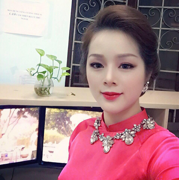 Cùng ngắm nhan sắc ngọt ngào của nữ MC 8X... Ảnh trong bài: Facebook nhân vật.