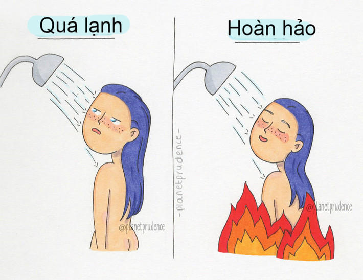 Chuyện tắm rửa quả là cực hình trong những ngày lạnh giá. Tuy nhiên, đừng vì vậy mà tắm với nước quá nóng vì dễ gây khô và làm giảm độ ẩm tự nhiên của da.