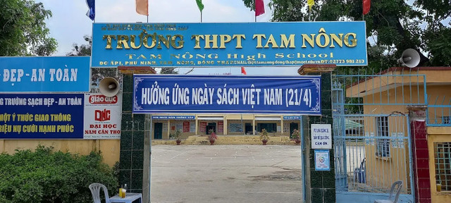 Trường THPT Tam Nông là 1 trong 3 ngôi trường được cải tạo, sửa chữa. tam-nong.jpg