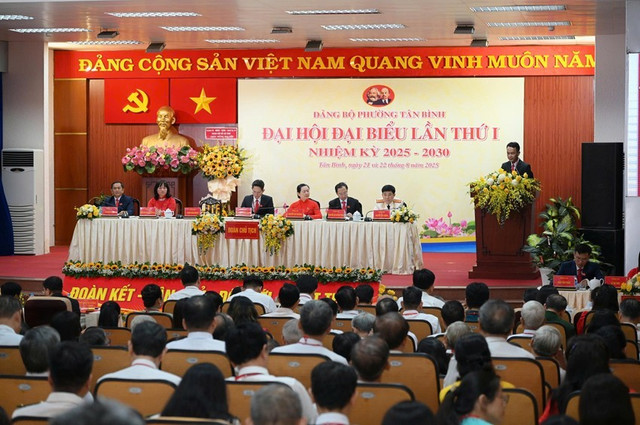Toàn cảnh Đại hội đại biểu lần thứ I phường Tân Bình. Ảnh: Nguyễn Tiến Toàn cảnh Đại hội đại biểu lần thứ I phường Tân Bình. Ảnh: Nguyễn Tiến