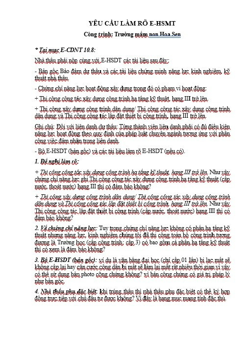 Nhiều vấn đề trọng tâm được nhà thầu yêu cầu làm rõ anh-1.jpg