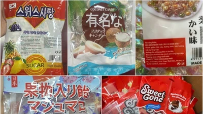 Khởi tố đối tượng sản xuất 6 tấn kẹo giả gắn mác nước ngoài