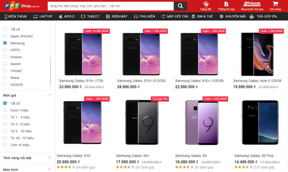 Samsung giảm giá sốc đón Note 10, các hãng đồng loạt "chơi khô máu"