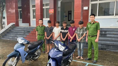 Tóm gọn nhóm “sửu nhi” trộm cắp xe máy liên tỉnh