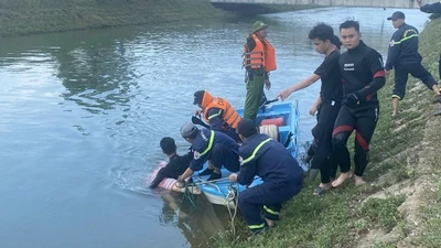 Đã tìm thấy thi thể nam sinh đuối nước tử vong khi tắm kênh thuỷ lợi